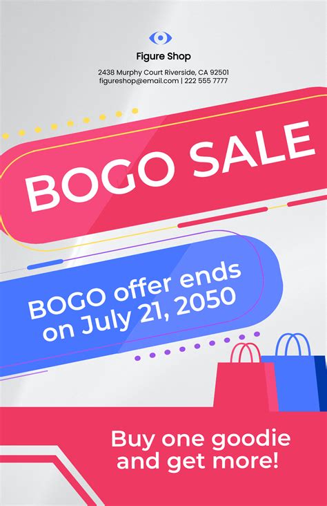 bogo poster template download